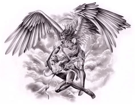 fallen angel tattoo designs|Fallen angel tattoo